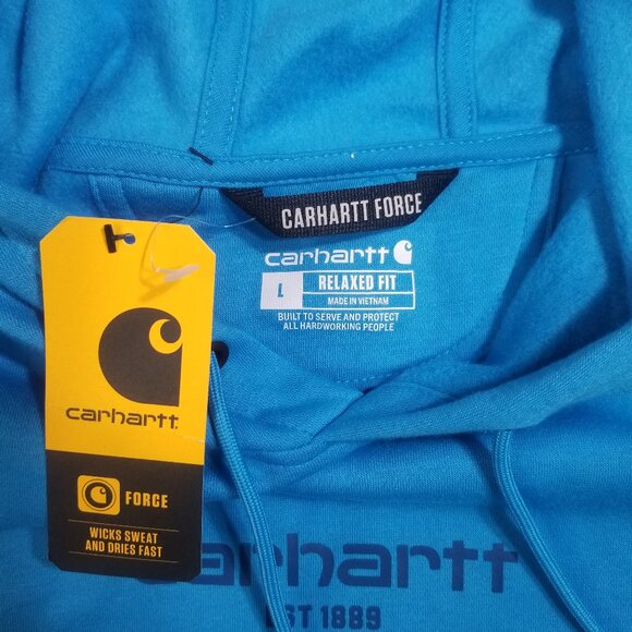 Carhartt Force Relaxed Fit Lightweight Logo Graphic Sweatshirt; Size Large - Picture 10 of 11